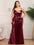 Sexy Spaghetti Straps Fishtail Sequin Plus Size Evening Gowns