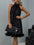 Women's Sequin Dress Party Dress Feather Dress Mini Dress Black Pink Sleeveless Plain Sequins Spring Fall Winter Halter Neck Party Winter Dress Wedding Guest Birthday S M L XL