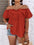 Unity Plus Off shoulder Tie Front Frill Trim Blouse