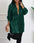 Plus Size Long Sleeve Allover Sequin Shirt Dress